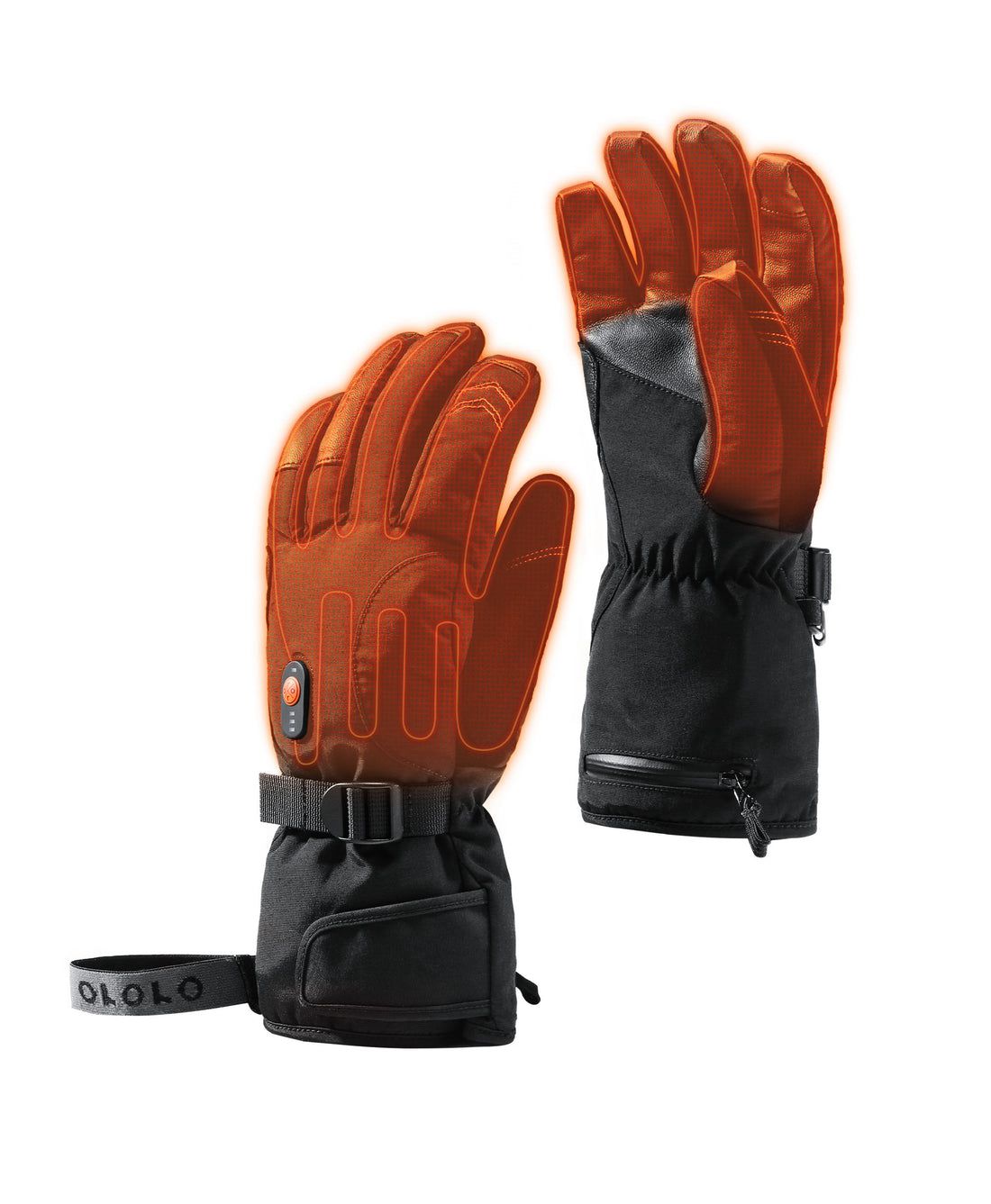 Women Ororo Duluth Calgary 2.0 Heated Gloves Black | US-047WZOMEN