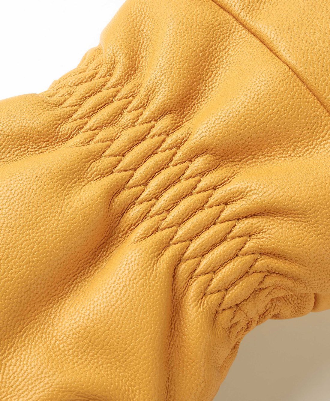 Women Ororo Duluth Leather Chopper Heated Mittens Yellow | US-135LKXOMJ