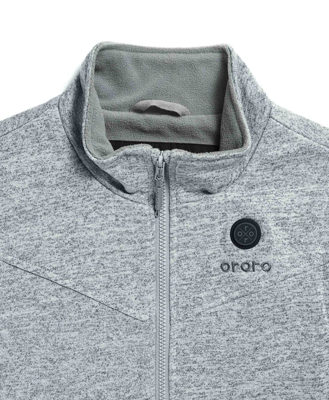 Women Ororo Fleece Heated Vest Grey | US-172ZGXAVL