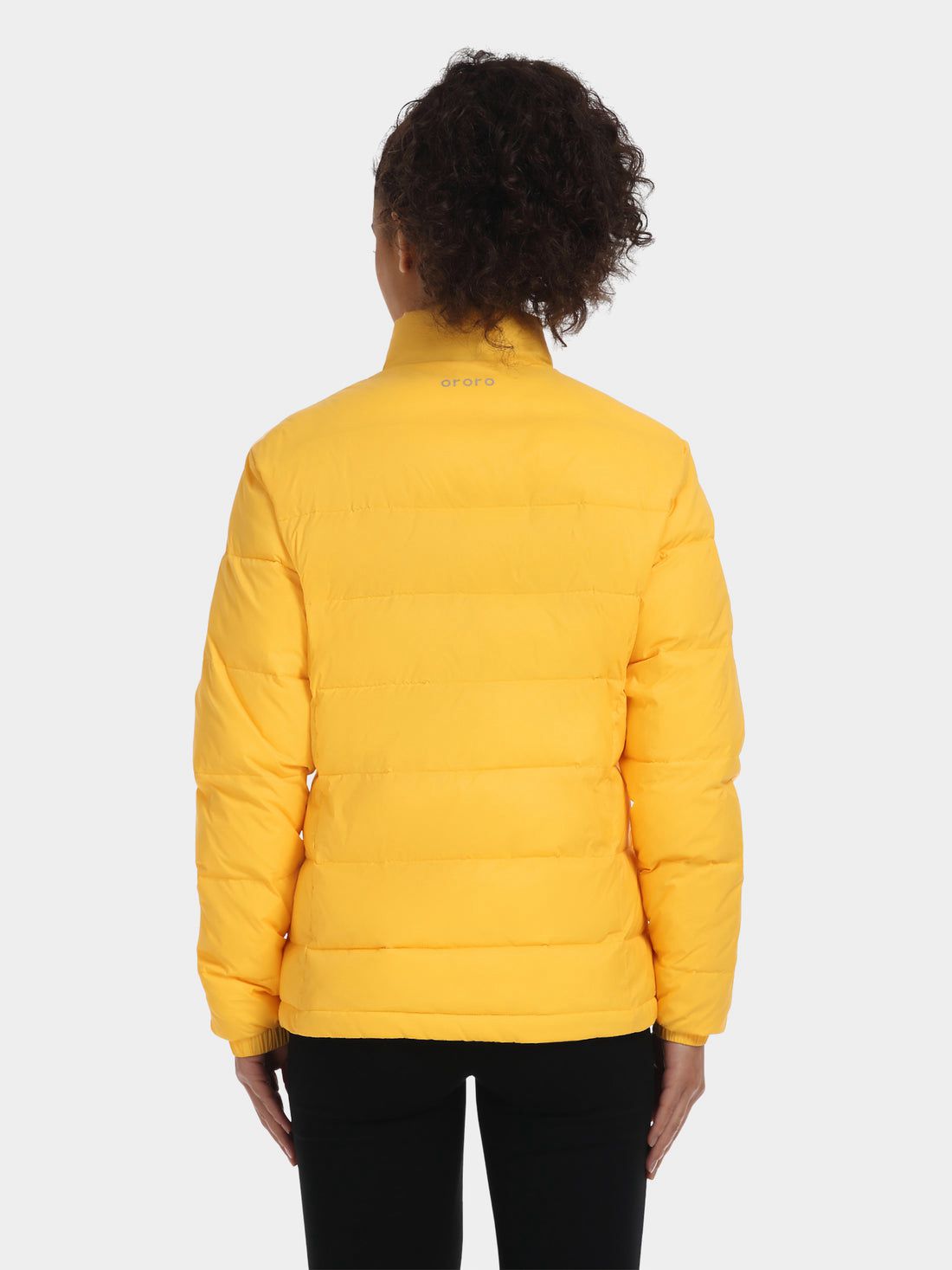 Women Ororo Heated Puffer Heated Jacket Yellow | US-679FAWLXO