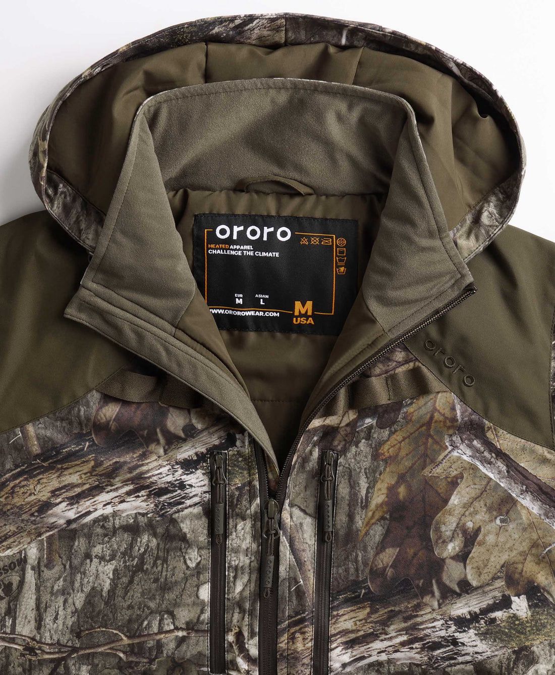 Women Ororo Hunting Mossy Oak® Country Dna Heated Jacket Camo | US-704TMJBAG