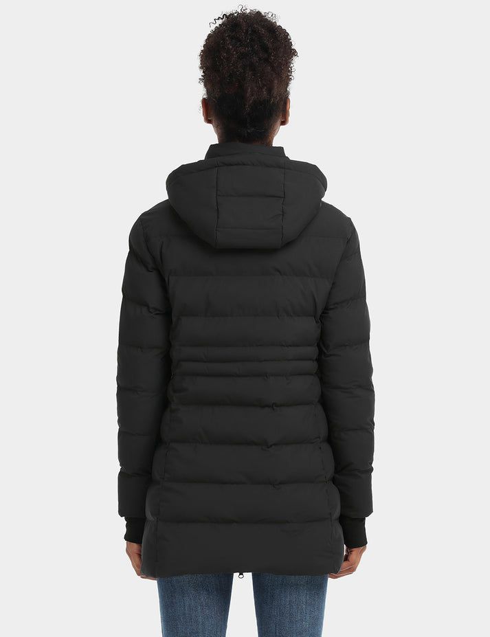 Women Ororo Puffer Heated Parka Black | US-405FEZDVQ