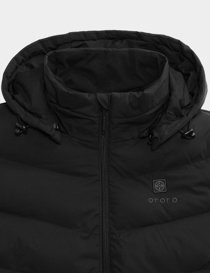 Women Ororo Puffer Heated Parka Black | US-405FEZDVQ