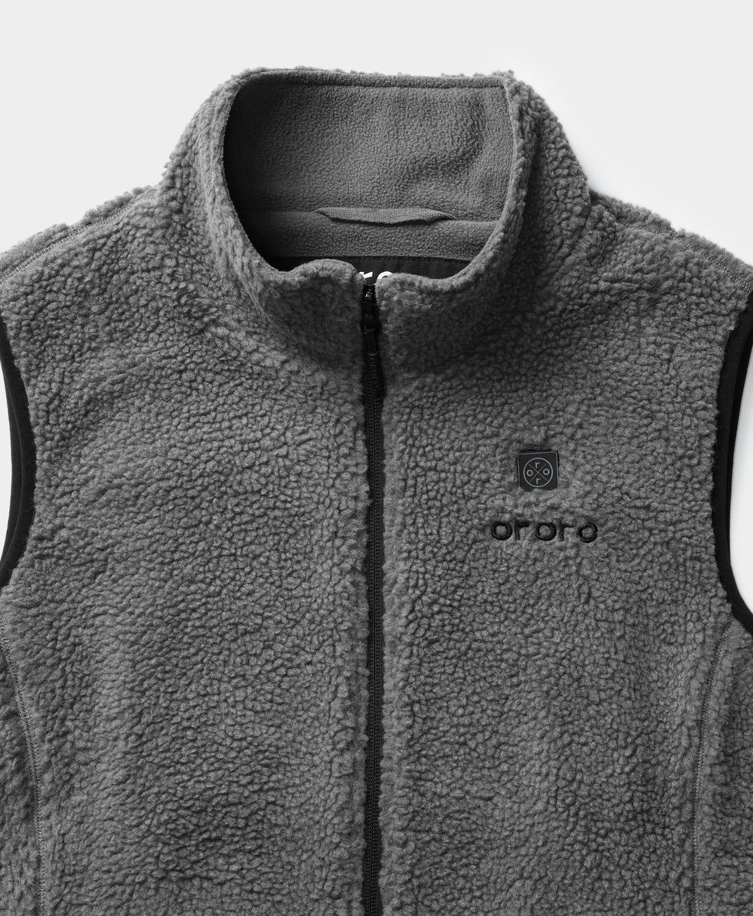 Women Ororo Recycled Fleece Heated Vest Grey | US-215ULDZOW