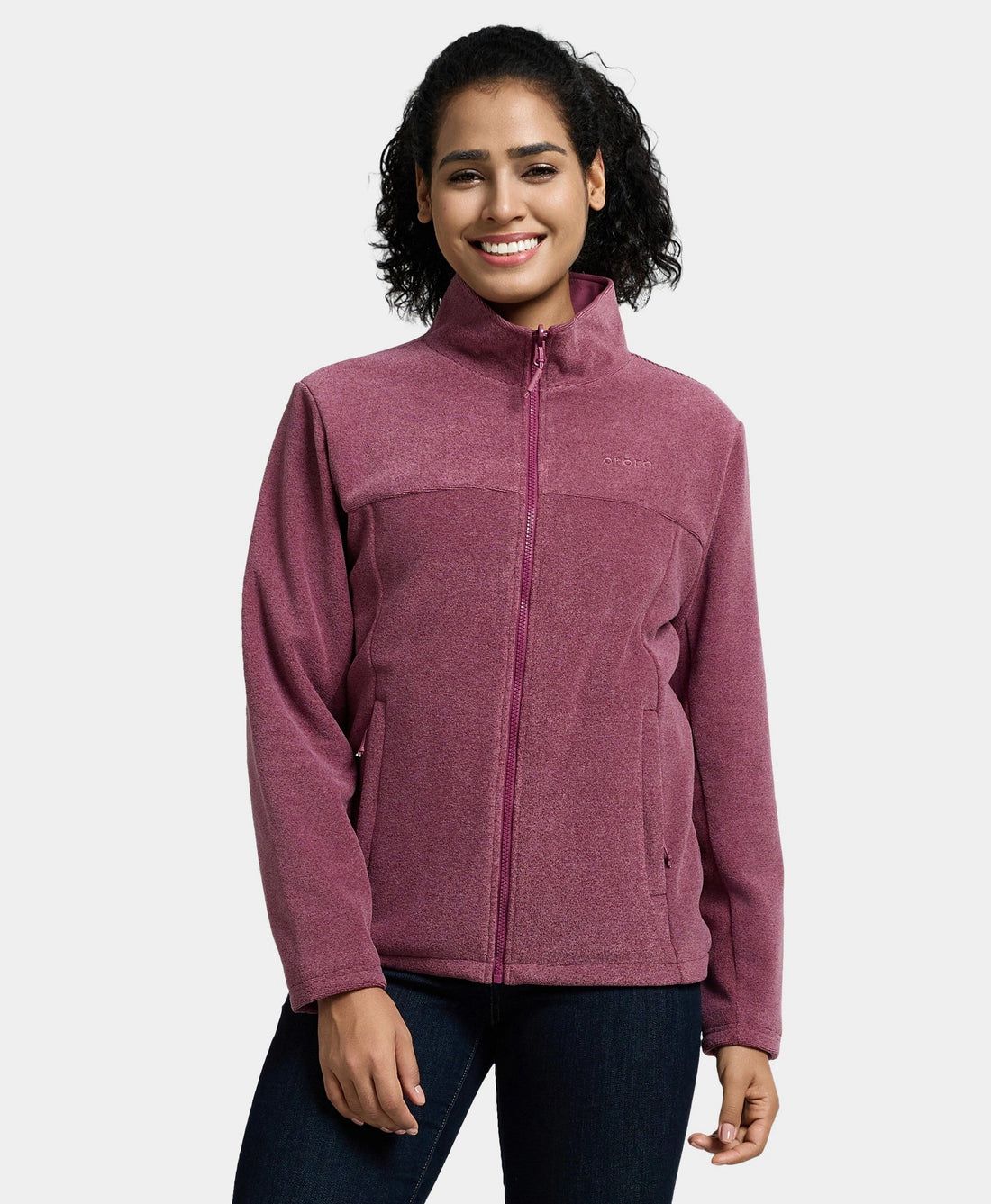 Women Ororo River Ridge 3-in-1 With Fleece Liner Heated Jacket Pink | US-956LDKHNS