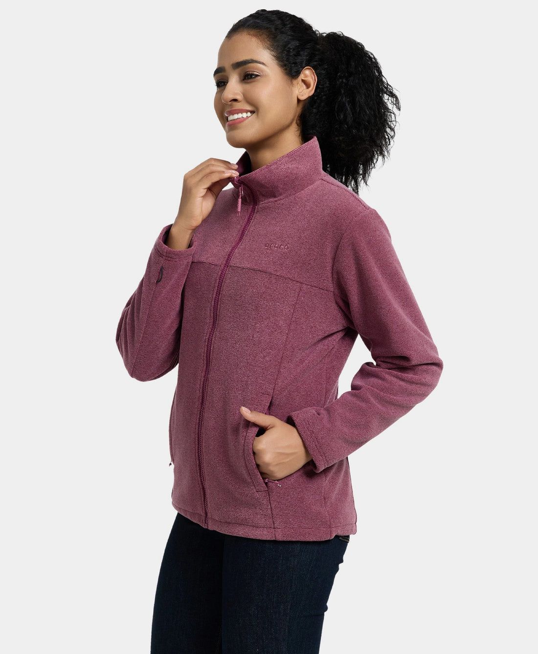 Women Ororo River Ridge 3-in-1 With Fleece Liner Heated Jacket Pink | US-956LDKHNS