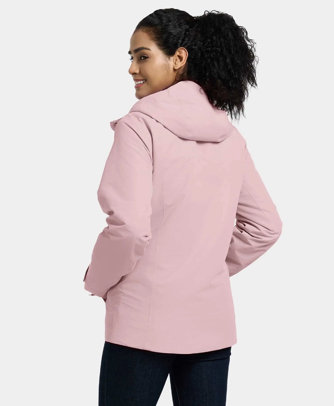 Women Ororo River Ridge 3-in-1 With Fleece Liner Heated Jacket Pink | US-956LDKHNS