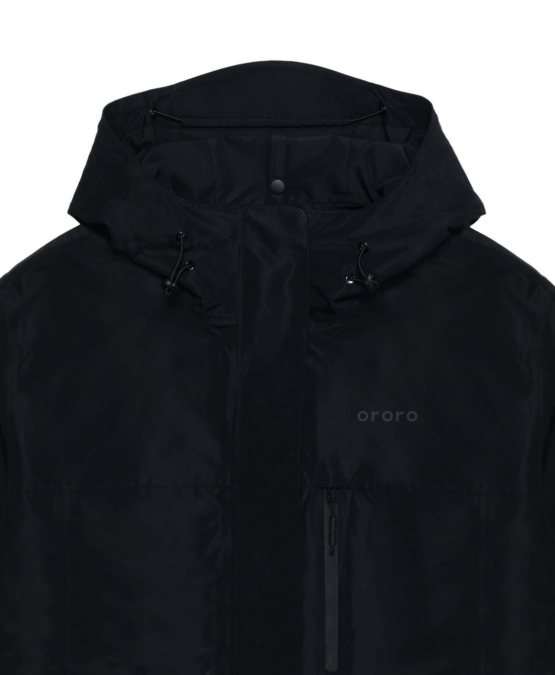 Women Ororo River Ridge Waterproof Shell Jacket Black | US-128TBZXMW