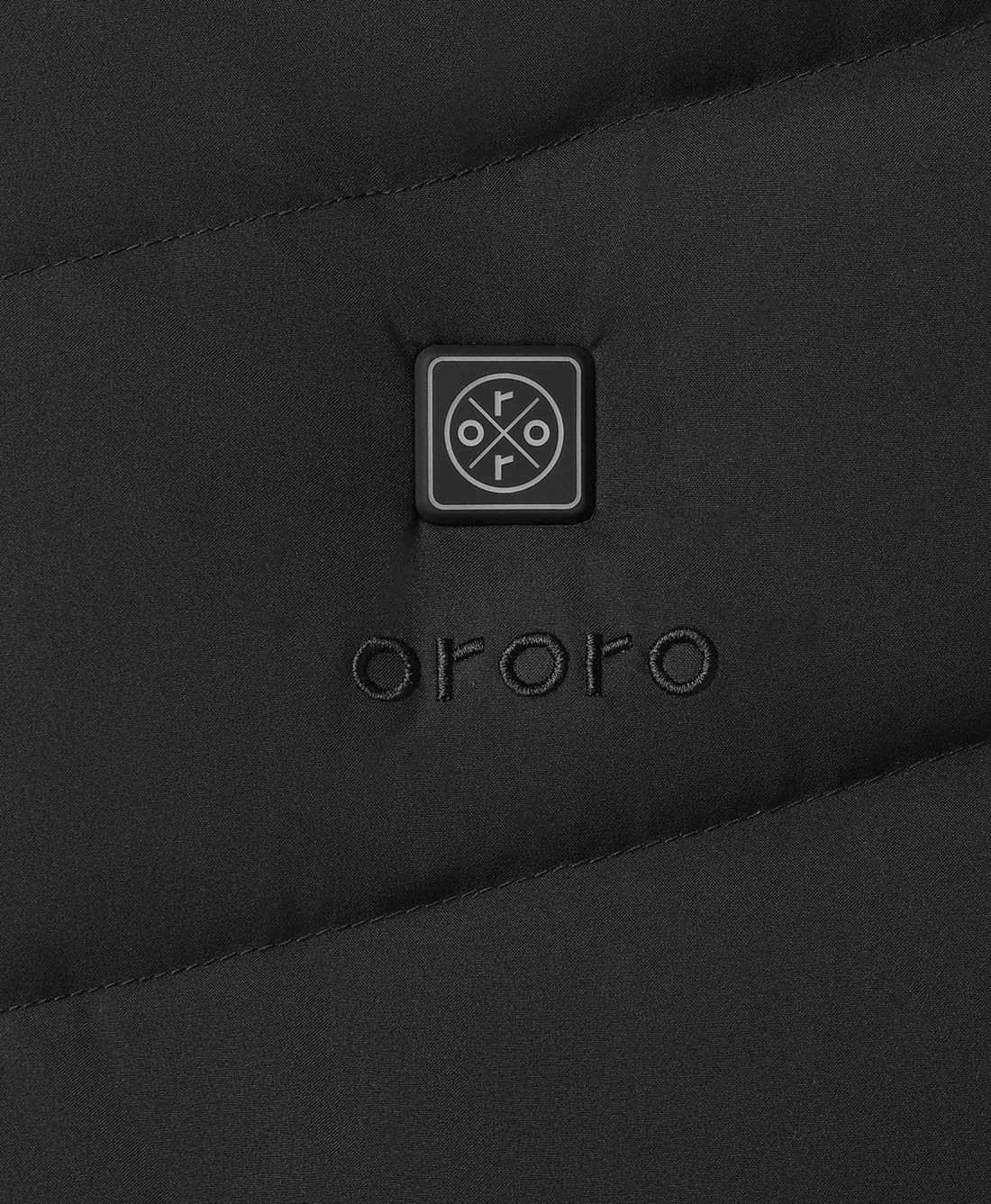 Women Ororo Soho Down Heated Parka Black | US-398QNMRKV